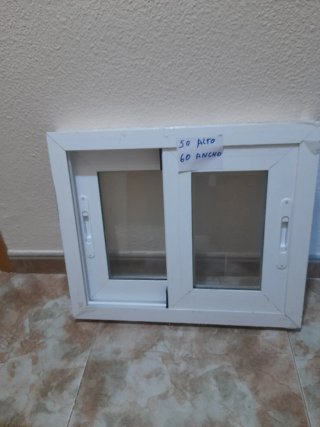 Ventana corredera aluminio 50x60