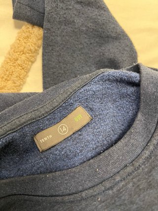 Sudadera azul Talla S-M