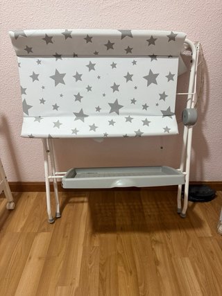 Cambiador y bañera bebé estrellas