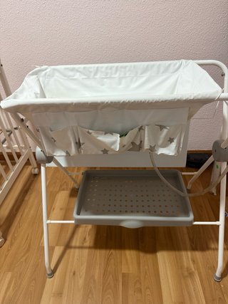 Cambiador y bañera bebé estrellas