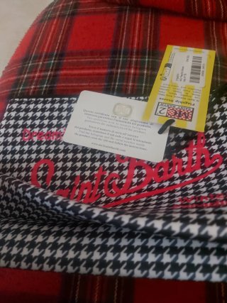 Pochette Saint Barth fantasia houndstooth