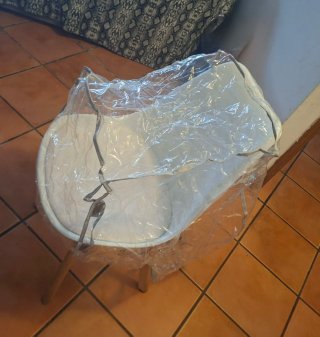 Funda protectora transparente para silla de cochec