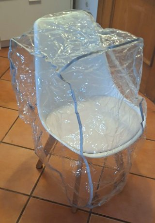 Funda protectora transparente para silla de cochec