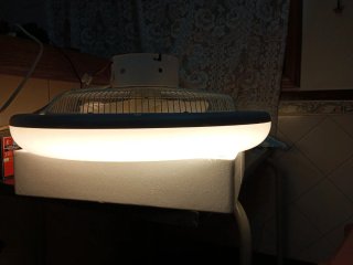 Lampara de techo con ventilador y mando a distanci