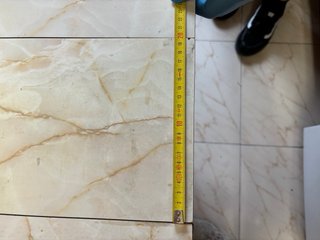 Mesa cocina plegable imitación mármol