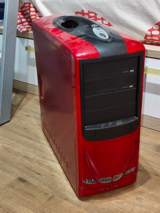Torre PC Coche Roja i3 4170 + PSU