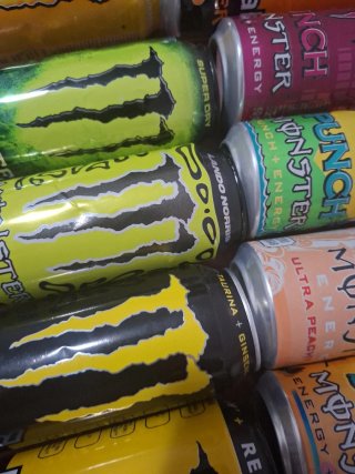 Confezione di lattine Monster Energy VUOTE