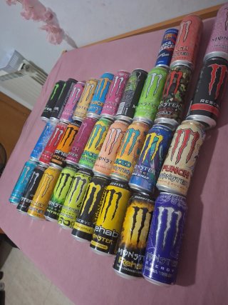 Confezione di lattine Monster Energy VUOTE