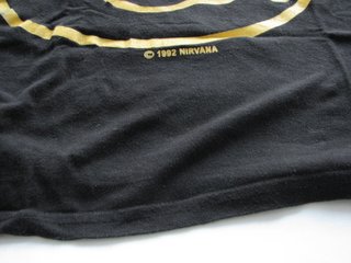 Camiseta Nirvana 1992 Smiley Vintage 90s Banda