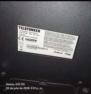 TV  Telefunken 55 Smart TV Casi Nueva