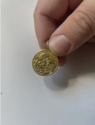 Leontina Reloj Bolsillo Chapada Oro Art Nouveau