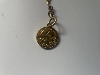 Leontina Reloj Bolsillo Chapada Oro Art Nouveau