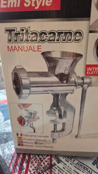 Picadora Tritacarne Manual