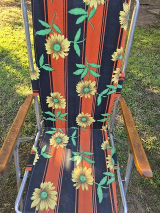 5 Sillas Jardín Vintage Años 60