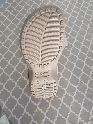 Zuecos Crocs Classic Buckle W Plataforma Beige
