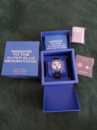 Swatch x Omega Mission to the Super Blue Moon