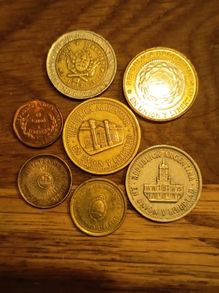 Monedas Argentinas. Lote de 3 Colecciónes.