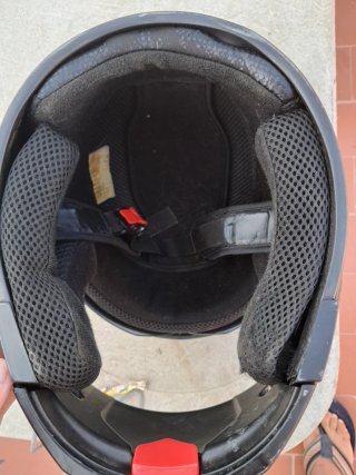 Casco Moto Integral Talla M Negro