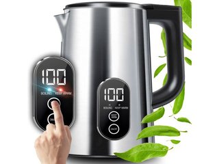 Hervidor de cristal 1,8 L 9 tazas 5 temperaturas
