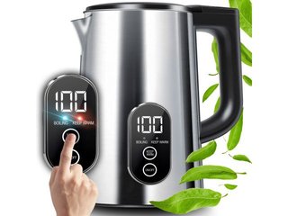 Hervidor de cristal 1,8 L 9 tazas 5 temperaturas