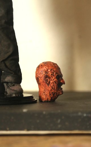 Figura Freddy Krueger 1/6 Custom 3 Cabezas