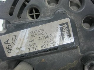 Renault 7700437090 alternador clio ii fase 747210