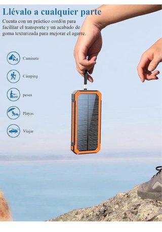 Caricatore Solare 20000mAh PD20W Power Bank