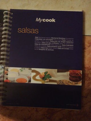 Libro mycook con recetas