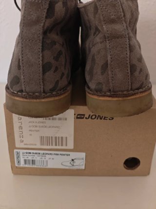 Botas Jack & Jones Gobi Suede Leopard Talla 45