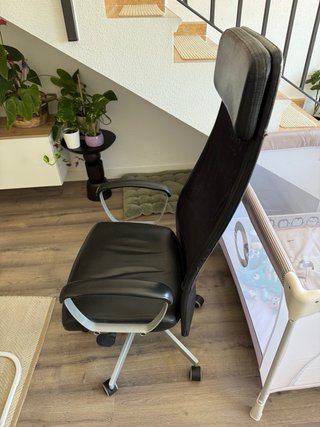 Silla Escritorio Markus Ikea Cuero Negro