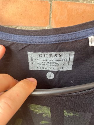 Camiseta Guess Negra Talla XL