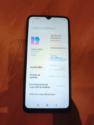 Xiaomi 9C Negro en muy buen estado