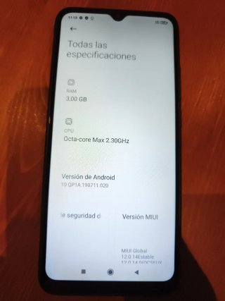 Xiaomi 9C Negro en muy buen estado