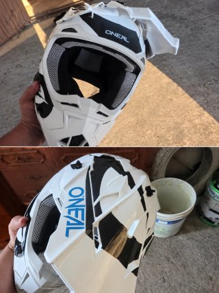 Casco Moto O'Neal Blanco