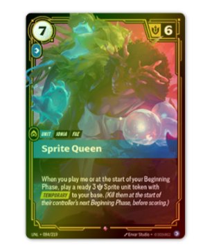 Sprite Queen Jonia Fae UNL 084/219