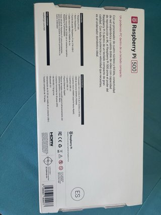 Raspberry Pi 500 Teclado y Ratón Blanco