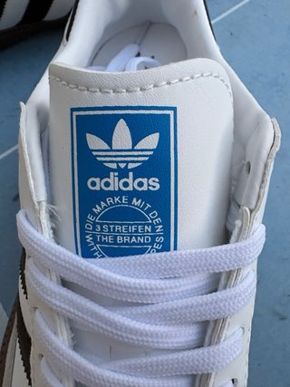 Adidas Samba Blancas y negras Talla 42