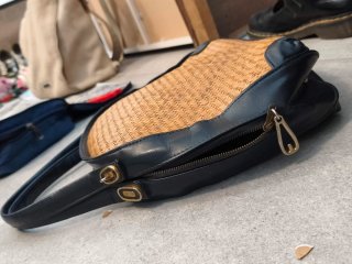 Borsa in rafia vintage