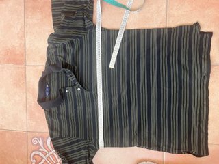 Polo Ralph Lauren Rayas Negro Verde Oliva