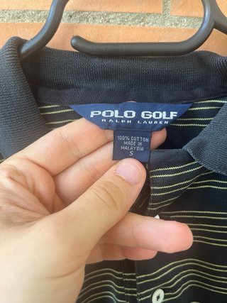 Polo Ralph Lauren Rayas Negro Verde Oliva
