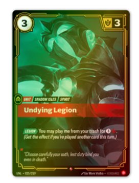 Undying Legion - Shadow Isles Spirit