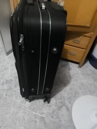 Maleta mediana LLG negra 72/45/22