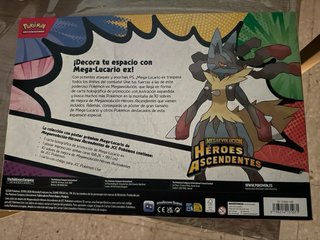 Caja Pokémon Megaevolución Héroes Ascendentes