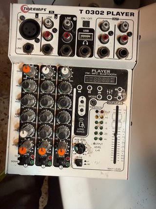 Mesa Taramps T 0302 Player FM MP3 Bluetooth