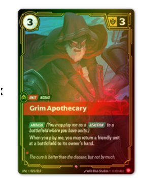 Grim Apothecary - Tarjeta Coleccionable