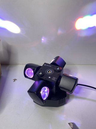 : Foco DJ 4 Brazos LED y Láser + Mando