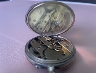 Reloj bolsillo plata 800 Art Nouveau averiado
