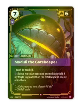 Maduli the Gatekeeper - Carta Coleccionable