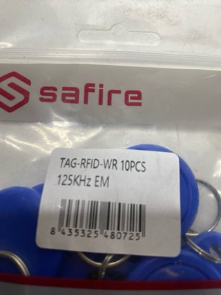 : Lote 100 Llaveros RFID Safire 125KHz