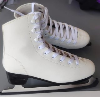Patines de hielo blancos talla 37
